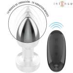 INTENSE - ANAL PLUG 10 VIBRATIONS METAL WITH REMOTE CONTROL S