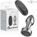 INTENSE - ANAL PLUG 10 VIBRATIONS METAL WITH REMOTE CONTROL S