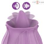 INTENSE - AZALEA FLOWER CLIT STIMULATING 10 VIBRATIONS PURPLE