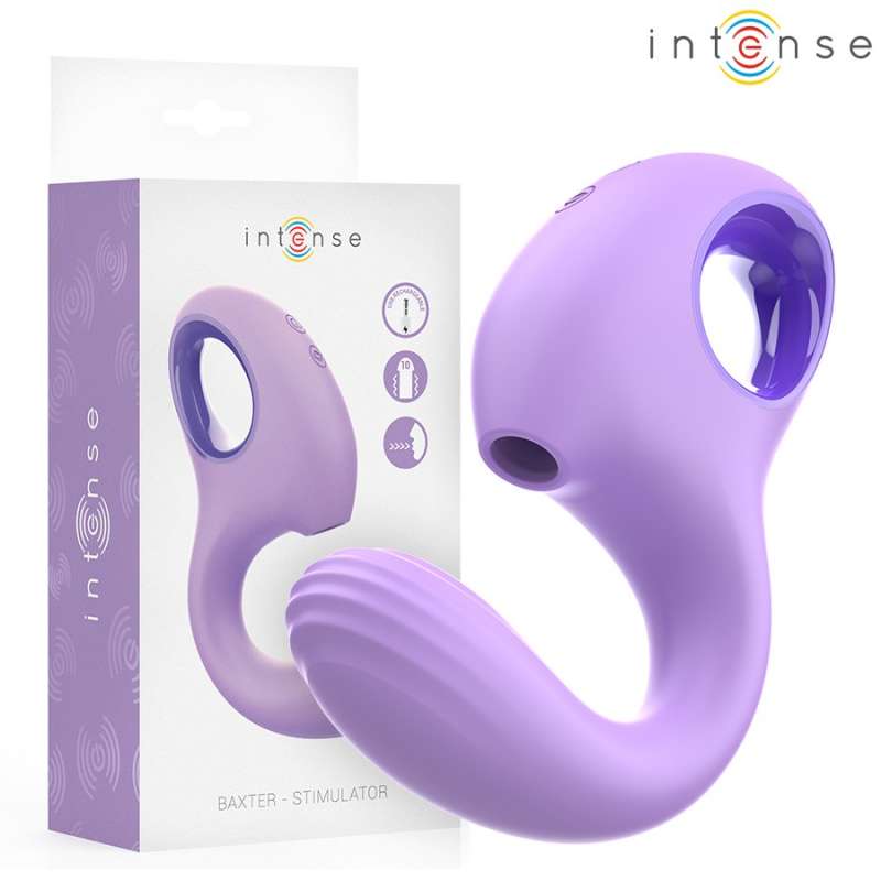 INTENSE - Baxter vibraattori ja stimulaattori Violet