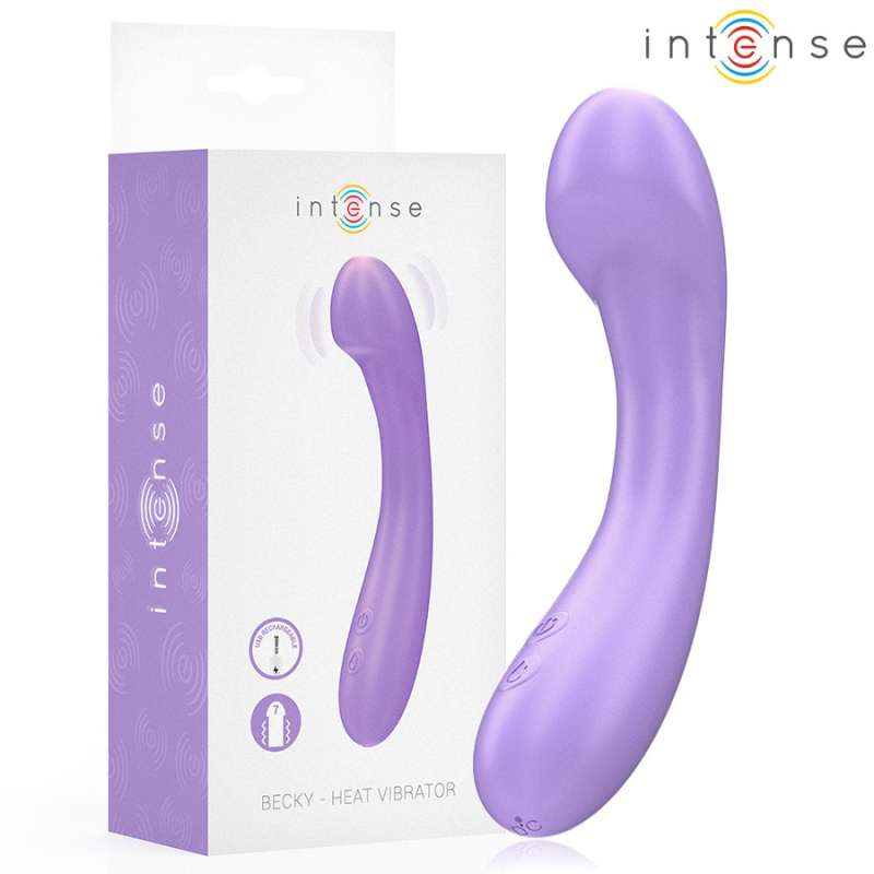INTENSE - Becky vibraattori 19 cm Heatable 7 värinää violetti INTENSE - Becky vibraattori 19 cm Heatable 7 värinää violetti