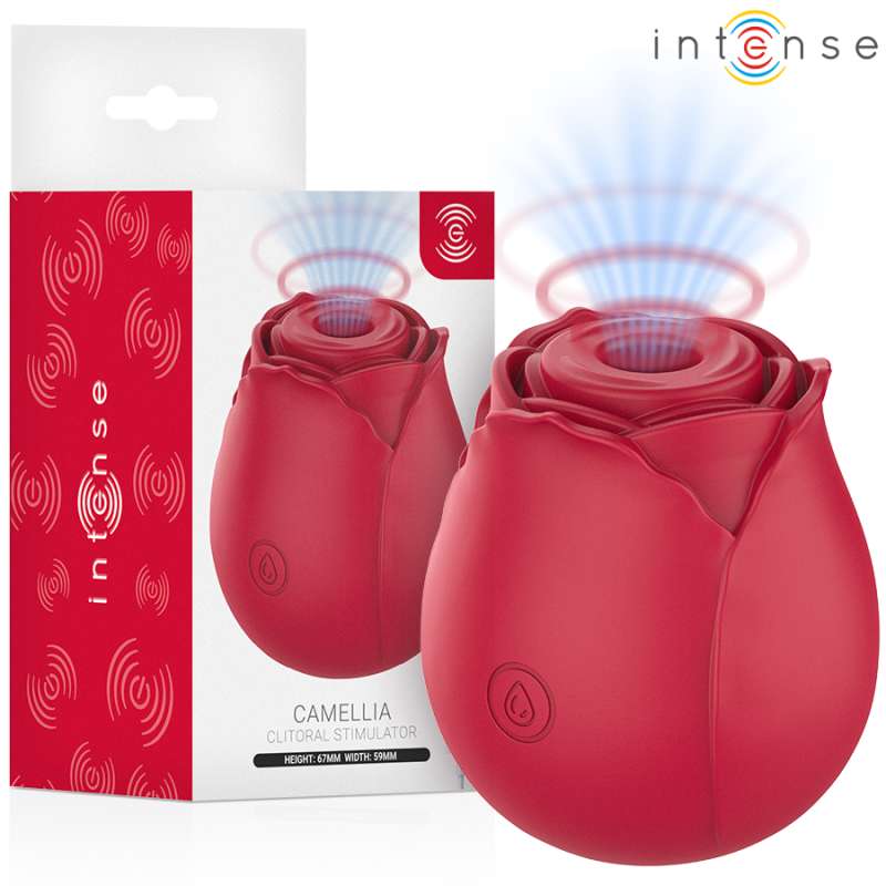 INTENSE - CAMELLIA CLITORAL SUCTION ROSE BY WAVES BORDEAUX INTENSE - CAMELLIA CLITORAL SUCTION ROSE BY WAVES BORDEAUX