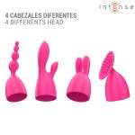 INTENSE - CHER VIBRATOR WITH 20 PATTERNS AND INTERCHANGEABLE HEADS