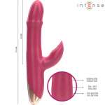 INTENSE - CHLOE MULTIFUNCTION VIBRATOR 3 IN 1 RED