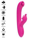 INTENSE - CHRISTINA MULTIFUNCTION RABBIT VIBRATOR 22.5 CM PINK