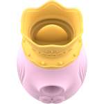 INTENSE - CLITORIS STIMULATOR 10 SUCTION AND LICKING MODES - PINK