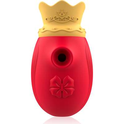 INTENSE - CLITORIS STIMULATOR 10 SUCTION AND LICKING MODES - RED