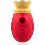 INTENSE - CLITORIS STIMULATOR 10 SUCTION AND LICKING MODES - RED