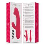 INTENSE - DUA MULTIFUNCTION RECHARGEABLE UP & DOWN VIBRATOR WITH RED TONGUE