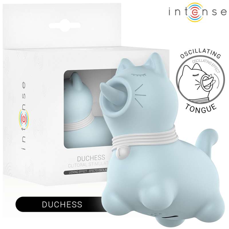 INTENSE - DUCHESS STIMULATOR WITH ROTATING TONGUE 360º BLUE