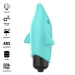 INTENSE - ECHO VIBRATING BULLET DOLPHIN BLUE 8 X 4.7 CM