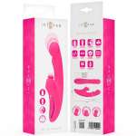 INTENSE - Emi vibraattori 13,5 cm monitoimi 3 In 1 10 värinää pinkki