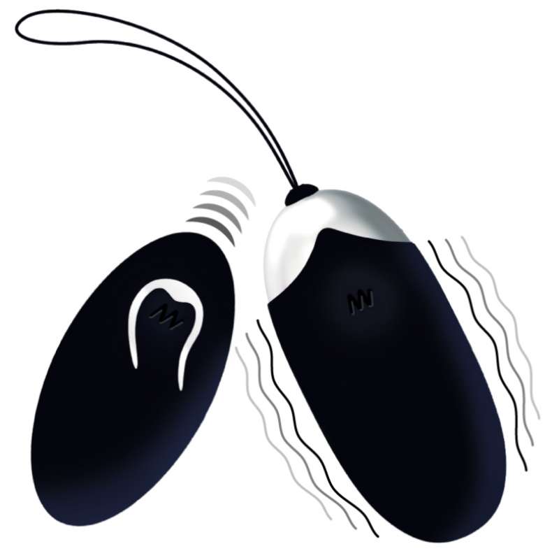 INTENSE - FLIPPY II VIBRATING EGG WITH REMOTE CONTROL BLACK INTENSE - FLIPPY II VIBRATING EGG WITH REMOTE CONTROL BLACK