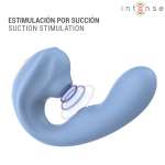 INTENSE - GINA MULTIFUNCTION CLITORAL STIMULATOR BLUE