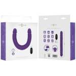 INTENSE - GUNTER DILDO DOUBLE VIBRATOR 40 CM PURPLE REMOTE CONTROL