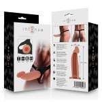 INTENSE - HOLLOW HARNESS WITH DILDO 18 X 3.5 CM
