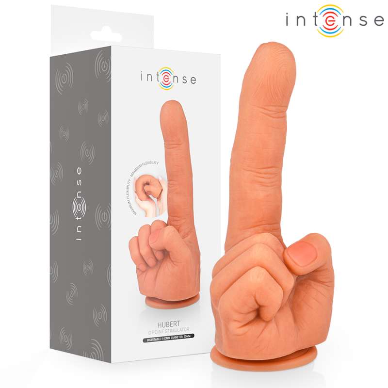 INTENSE - HUBERT G-SPOT STIMULATOR FLEXIBLE HAND 14.2 CM INTENSE - HUBERT G-SPOT STIMULATOR FLEXIBLE HAND 14.2 CM