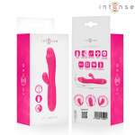INTENSE - IVY FLEXIBLE VIBRATOR 10 VIBRATIONS WITH STIMULATING TONGUE PINK