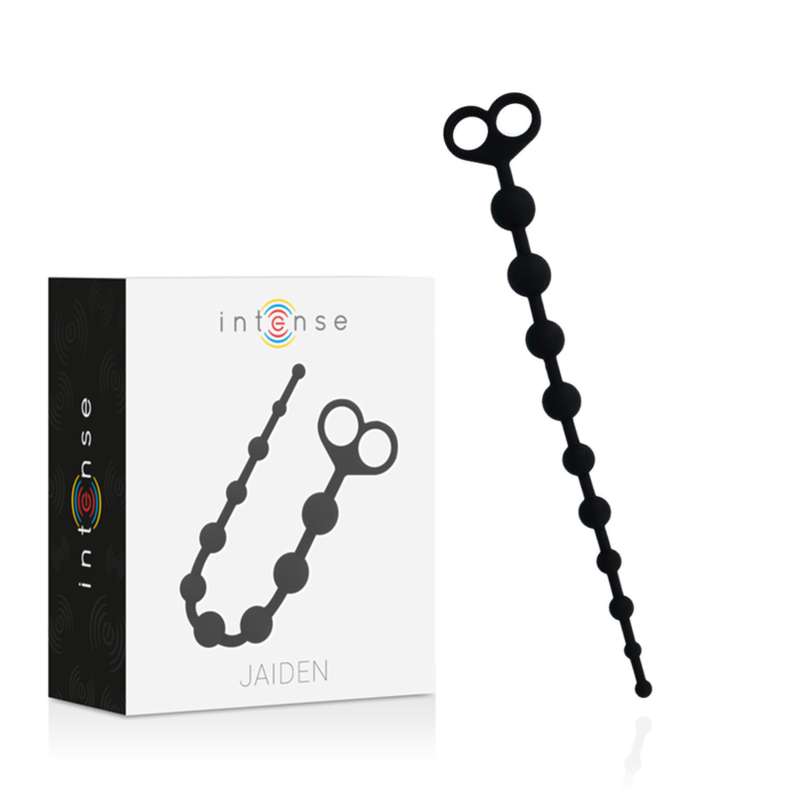 INTENSE - JAIDEN ANAL BEADS BLACK INTENSE - JAIDEN ANAL BEADS BLACK