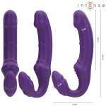 INTENSE - JILL DOUBLE VIBRATOR 20 CM PURPLE REMOTE CONTROL