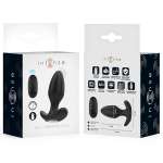 INTENSE - JOEY ANAL PLUG 10 VIBRATIONS BLACK REMOTE CONTROL