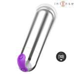 INTENSE - KAREN MINI RECHARGEABLE VIBRATING BULLET SILVER
