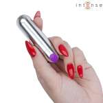 INTENSE - KAREN MINI RECHARGEABLE VIBRATING BULLET SILVER