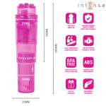 INTENSE - KURT MINI MASSAGER WITH 4 INTERCHANGEABLE HEADS PINK