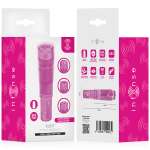 INTENSE - KURT MINI MASSAGER WITH 4 INTERCHANGEABLE HEADS PINK