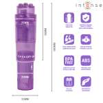 INTENSE - KURT MINI MASSAGER WITH 4 INTERCHANGEABLE HEADS PURPLE