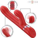 INTENSE - LELE MULTIFUNCTION VIBRATOR ROTATING & OSCILLATION & STIMULATION RED