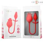 INTENSE - MELANIE DOUBLE CLITORIS STIMULATOR WITH ZIGZAG TONGUE
