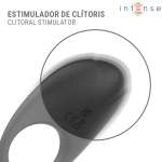INTENSE - MERLOTTE VIBRATING PENIS RING WITH CLITORIS STIMULATION BLACK