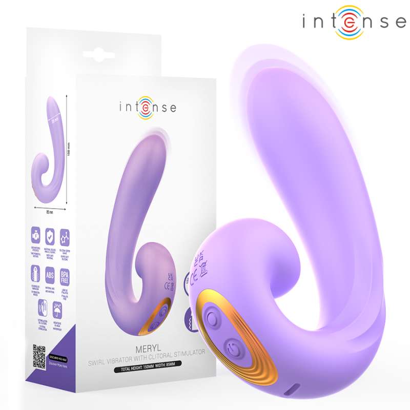 INTENSE - MERYL DOUBLE VIBRATION CLITORIS STIMULATOR INTENSE - MERYL DOUBLE VIBRATION CLITORIS STIMULATOR