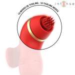 INTENSE - PATTY STIMULATOR WITH 4 HEADS, SUCTION, TAPPING, TICKLING AND LICKING