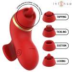 INTENSE - PATTY STIMULATOR WITH 4 HEADS, SUCTION, TAPPING, TICKLING AND LICKING