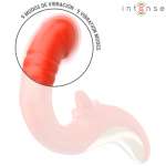 INTENSE - PAULINA VIBRATOR AND STIMULATOR IN U SHAPE RED