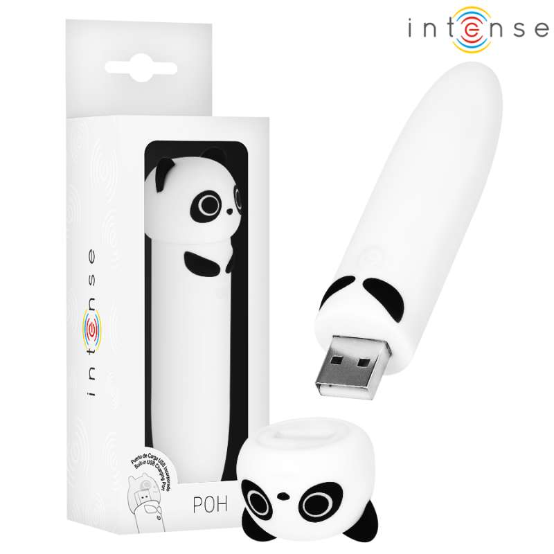 INTENSE - POH PANDA VIBRATING BULLET USB RECHARGEABLE 10 X 2.2 CM INTENSE - POH PANDA VIBRATING BULLET USB RECHARGEABLE 10 X 2.2 CM