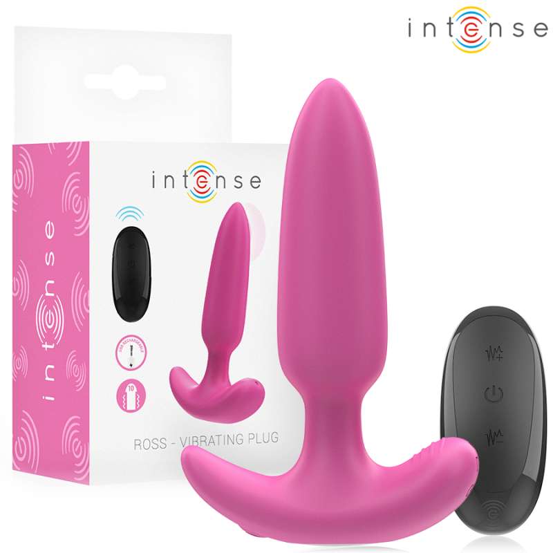 INTENSE - ROSS ANAL PLUG 10 VIBRATIONS PINK REMOTE CONTROL INTENSE - ROSS ANAL PLUG 10 VIBRATIONS PINK REMOTE CONTROL