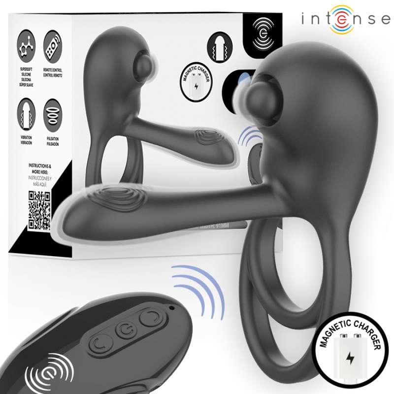 INTENSE - SPIKE REMOTE CONTROL VIBRATING PENIS RING INTENSE - SPIKE REMOTE CONTROL VIBRATING PENIS RING