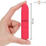 INTENSE - SYMONE USB RECHARGEABLE VIBRATING BULLET 8 VIBRATIONS RED 10 X 2.2 CM