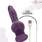 INTENSE - TATUM MULTIFUNCTION VIBRATOR WITH UP AND DOWN VIBRATION 24 CM PURPLE