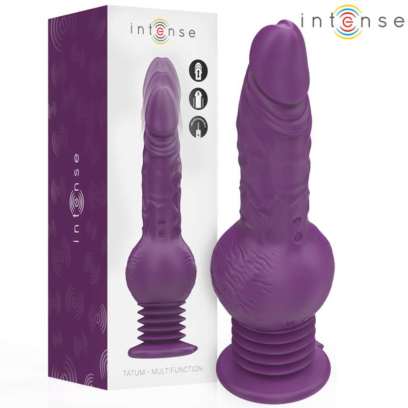 INTENSE - TATUM MULTIFUNCTION VIBRATOR WITH UP AND DOWN VIBRATION 24 CM PURPLE INTENSE - TATUM MULTIFUNCTION VIBRATOR WITH UP AND DOWN VIBRATION 24 CM PURPLE