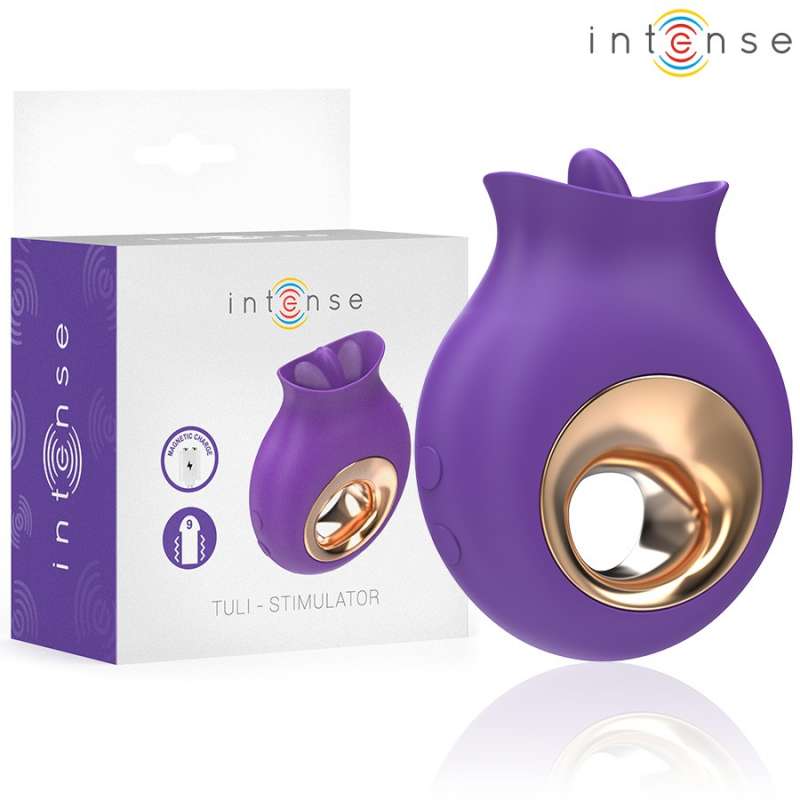 INTENSE - TULI CLITORIS STIMULATOR 9 VIBRATIONS & 9 OSCILLATIONS PURPLE INTENSE - TULI CLITORIS STIMULATOR 9 VIBRATIONS & 9 OSCILLATIONS PURPLE