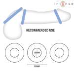INTENSE - WICK SET OF 3 PENIS RINGS VARIOUS COLORS