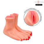 INTENSE DEEP TOUCH - GABBIE TWO-PIECE FOOT-SHAPED MASTUBADOR