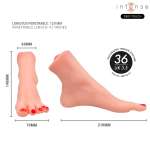INTENSE DEEP TOUCH - GABBIE TWO-PIECE FOOT-SHAPED MASTUBADOR