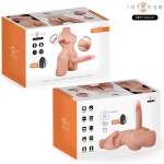 INTENSE DEEP TOUCH - MARTY TORSO WITH ANUS AND REALISTIC DILDO WITH PUSHING AND VIBRATION, REMOTE CONTROL, 6.2 KG