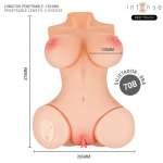 INTENSE DEEP TOUCH - VERO TORSO VAGINA WITH SUCTION, HEAT, VIBRATION AND VOICE EFFECTS L 5.5 KG