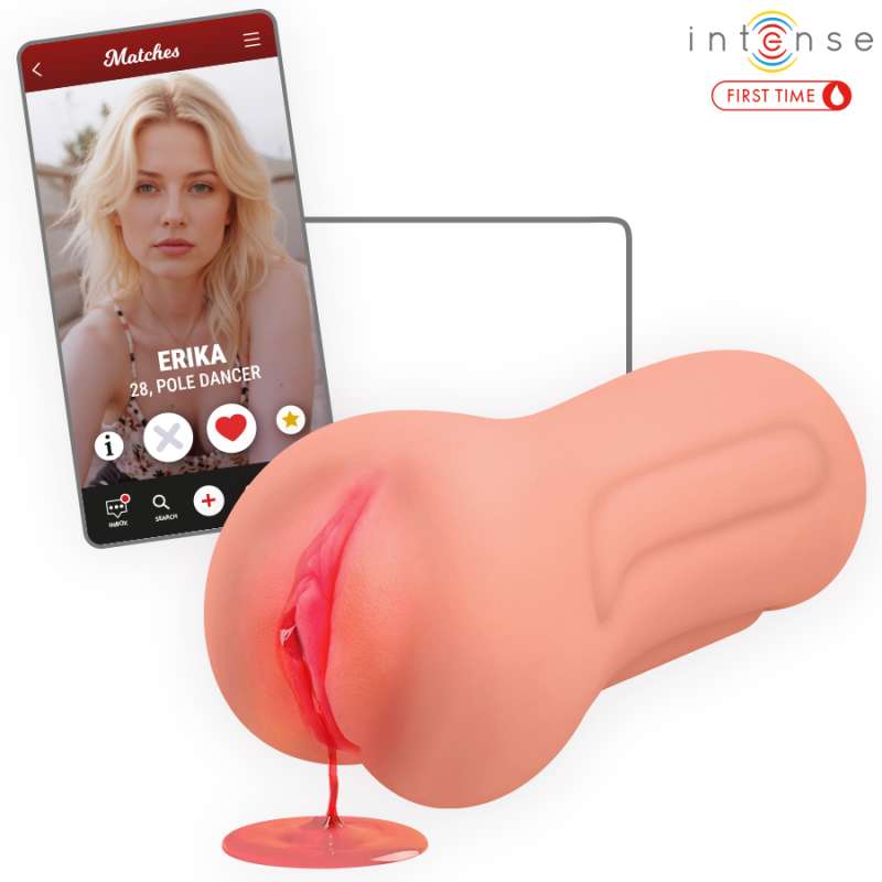 INTENSE FIRST TIME - ERIKA VIRGIN MASTURBATOR WITH BLEEDING INTENSE FIRST TIME - ERIKA VIRGIN MASTURBATOR WITH BLEEDING
